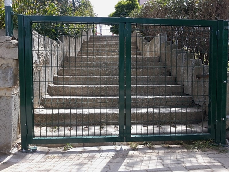 kanatlı kapılar (9) Panel Çit Kapı